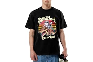 Dungeon Crawler Carll T-Shirt Princess Donut n Mongo Graphic Tee Cotton Soft Funny Print Shirt for Gamers Book Fans