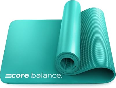Core Balance Pilates Mat Extra Thick 10mm Non Slip 180x60 cm
