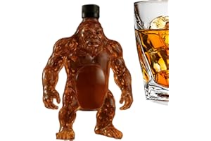 Liquor Decanters – Whiskey Wine Crystal Glass Carafe | Elegant Spirits Serving Vessel, Alcohol Storage Bottle, Accessory, Coc