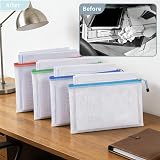 Northern Brothers A4 Zip Wallets 10 pcs PVC Zipper Bags Document Folders view 8
