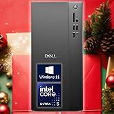 Dell Ect1250 Tower Business Desktop Computer | Intel Core Ultra 5, 10-Core CPU | 16GB DDR5 RAM, 1TB PCIe NVMe SSD | WiFi 6, Bluetooth 5.4 | Intel UHD Graphics | Wired KB & Mouse