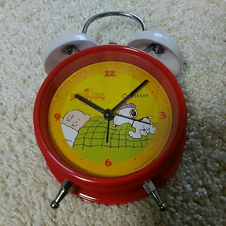 Amazon Co Jp 非売品 Snoopy スヌーピー 置き型 目覚し時計 日本生命 ユニバーサルスタジオ ホビー 通販