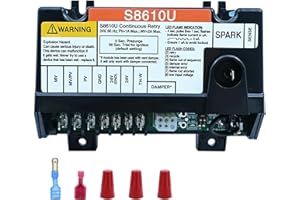 MAOYUMAO S8610U Furnace Control Board Module Compatible with Honeywell S8610U3009 S8610U1003 intermittent pilot ignition control Universal Ignition Module(BLACK)