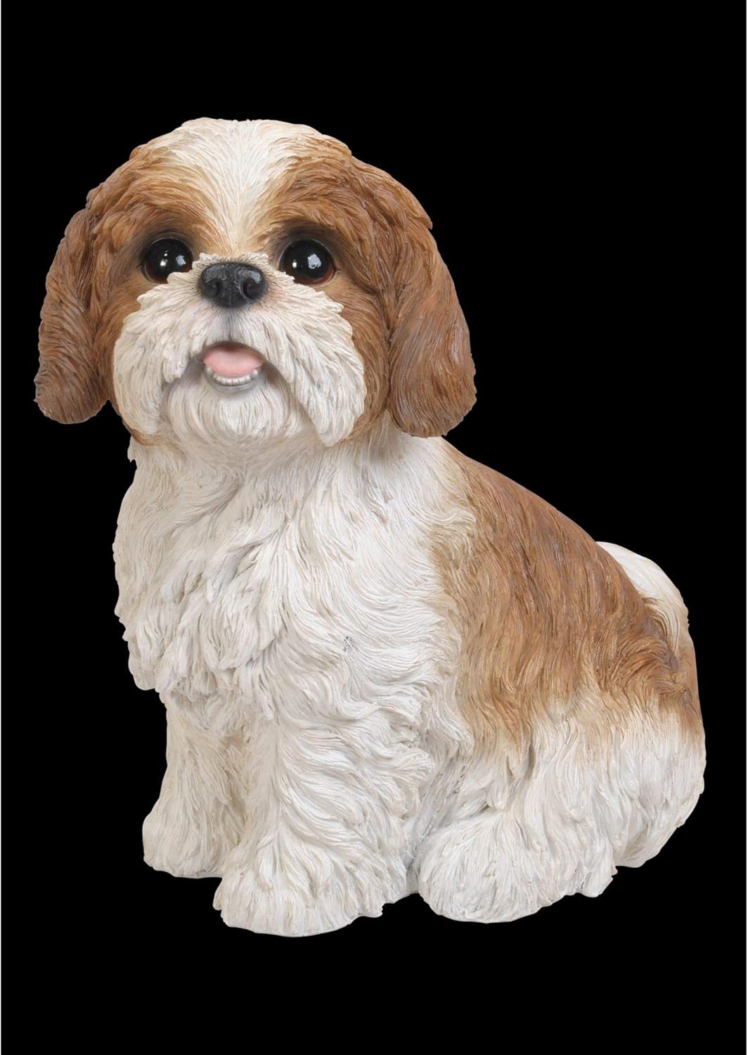 Amazon Com Hi Line Gifts 11 Brown And White Sitting Shih Tzu