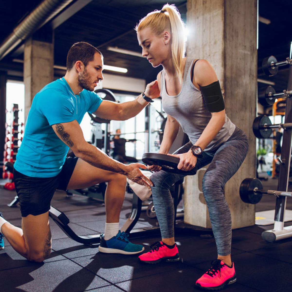 OUTERDO Arm and Thigh Trimmers for Women & Men(4 Piece Kit) Body Exercise Wraps Adjustable to Lose Fat Reduce Cellulite and Improve Sweating, Slimmer Kit-Toned Muscles Natural Fat Burning: Industrial & Scientific