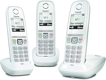 Gigaset As470 Trio Telephone Fixe Sans Fil Amazon Fr High Tech