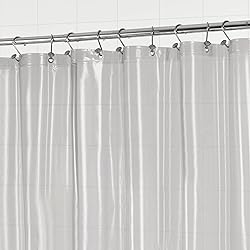 Barossa Design Clear Black Stall Shower Curtain