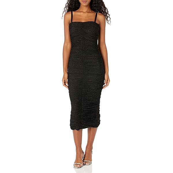 long sleeve dresses for women midi Beige Polka Dot Charmeuse Long Sleeve V Neck Midi Dress