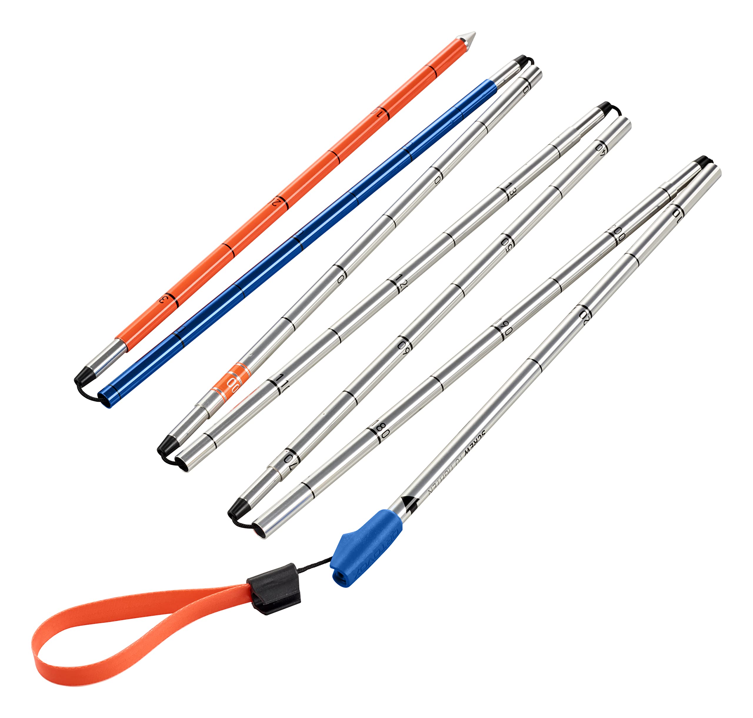 ORTOVOX Unisex Adult Probe Aluminium 240 Light Avalanche Probe, Silver, 240 cm