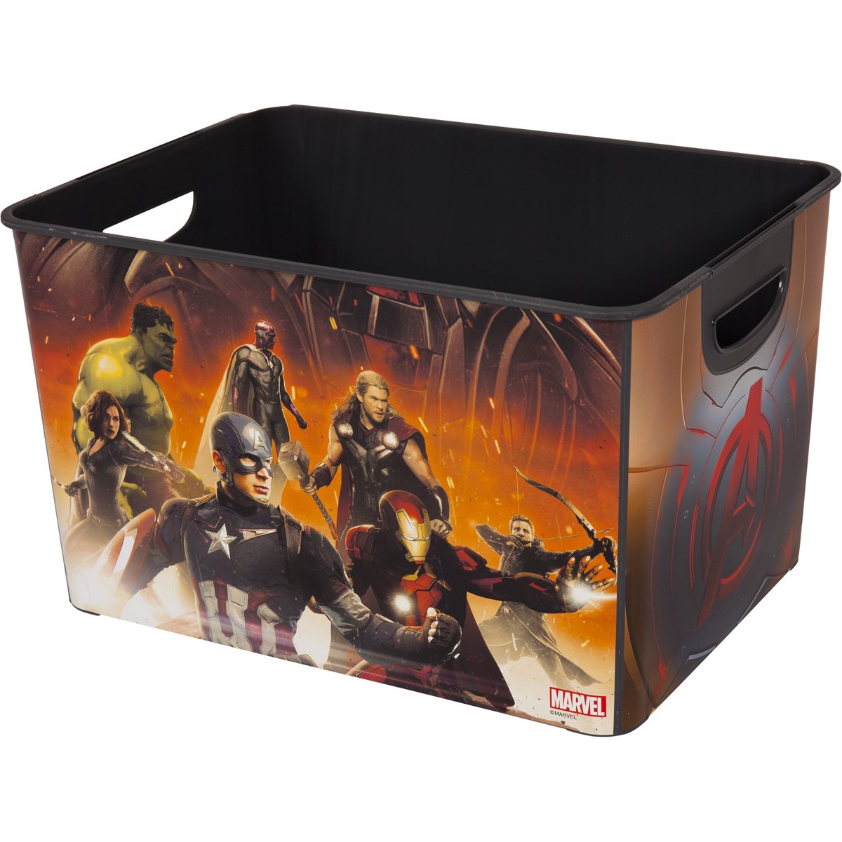 Pack of 3 Marvel Avengers Stackable Storage Boxes For Toys Games