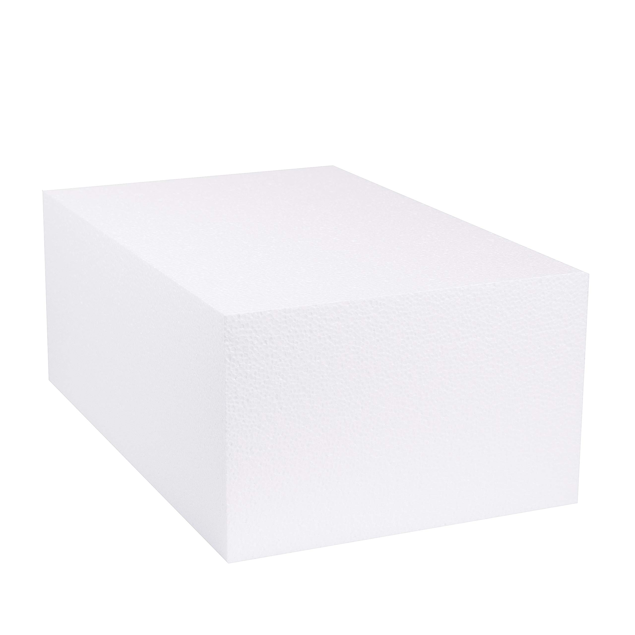 Silverlake Large Craft Foam Block - 11x17x7 EPS Polystyrene Blocks for Crafting, Modeling, Art Projects and Floral Arrangements - Sculpting Blocks for DIY School &amp; Home Art Projects