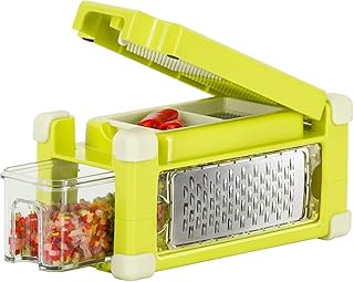 Genius Nicer Dicer Magic Cube Gourmet | 9 Teile | Alles-Schneider | Obst- und Gemüseschneider