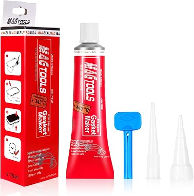 flintronic RTV Engine Sealant 650°F High Temp Silicone 70ml Red