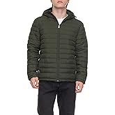 Rokka&Rolla Men's Lightweight Water-Resistant Quilted Puffer Jacket