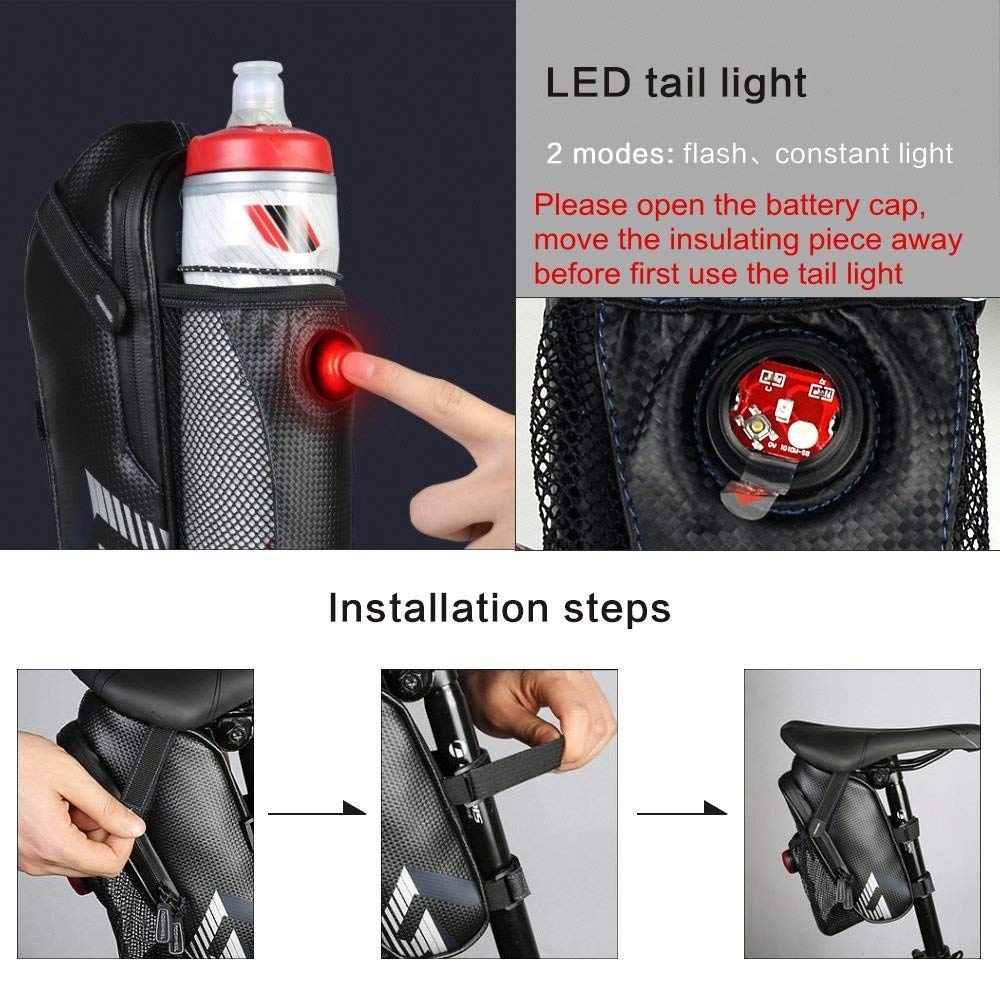 Borsa Portabottiglia Per Bici - Tasche Per Attrezzi E Accessori Ciclismo - Foto 5