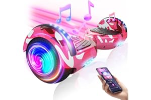 EPCTEK Electric Scooter, 7.5MPH Top Speed 8.5Mile Range, Scooters with Bluetooth Flash Wheel for Kids Ages 5+