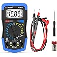 2000pF~200uF Capacitor Tester, 200~2000M0 0hm MeterCapacitance Meter, hFE Test Multimeter, Manual Range, Backlight, Auto Power Off, Testing Meter Tool