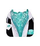 YOHOWA Ascot Tie Cravat Paisley Green Scarf Self