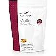 Bariatric Advantage Multi Chewy Bite - Soft Chew Multivitamin for Bariatric Surgery Patients - Chewable Multivitamin with Folic Acid, Vitamin D3 & More - Tropical Orange Flavor - 60 Count