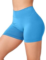 YEOREO Workout Scrunch Shorts Women V Back Gym Butt