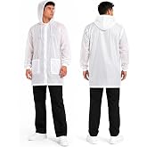 Colad White Light Weight Durable Nylon Protective Spray Paint Lab Coat