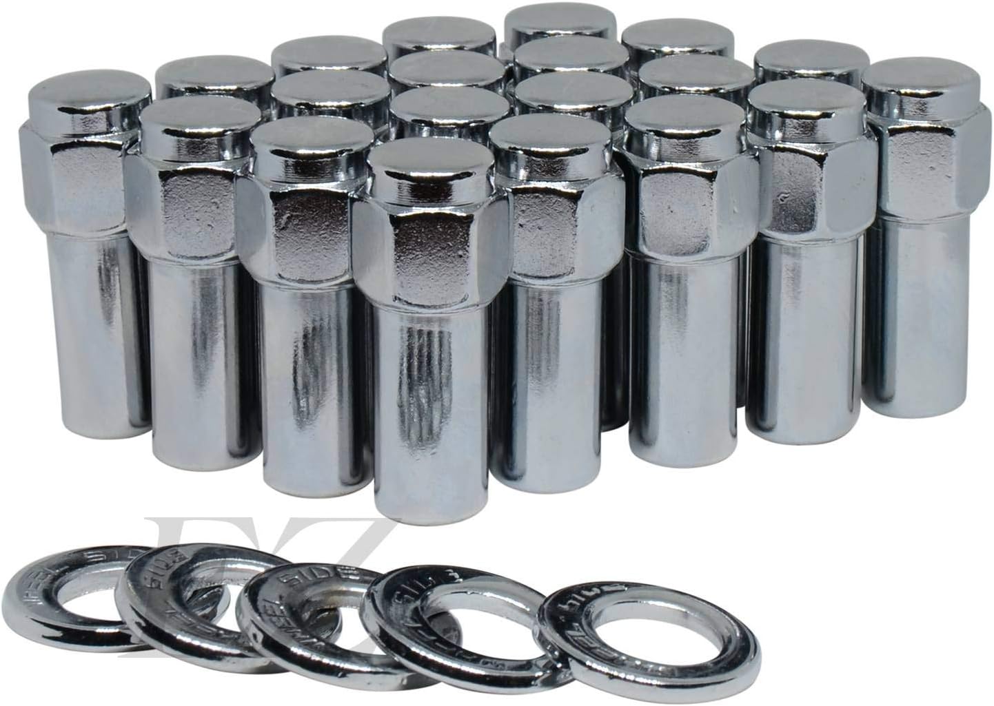 Cragar SST Mag Lug Nut 1/2"20 with Offset Washer Set of 20