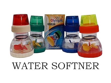 OMA Kitchen and Bathroom Tap Shower Sprinkler Head Water Softner Filter Faucet (Multicolour) - Set of 3