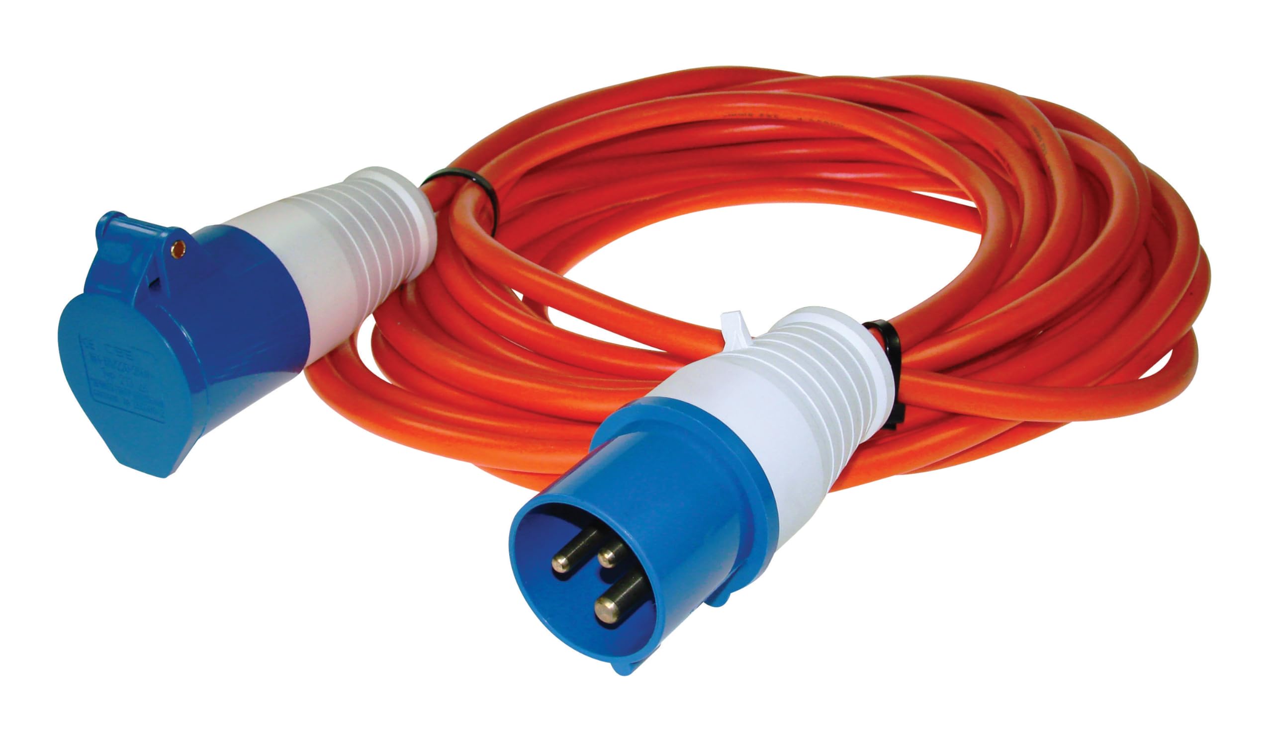 Maypole 25m 230V Caravan Site Extension Lead NCC Compliant, for Caravans, Motorhomes, Camping