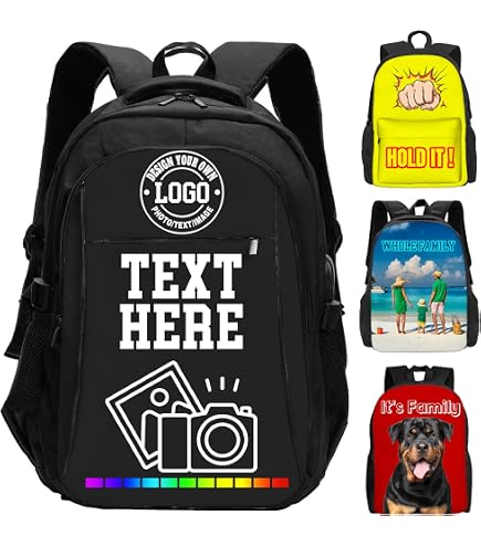 Printualist Personalized Custom Business Computer Backpack
