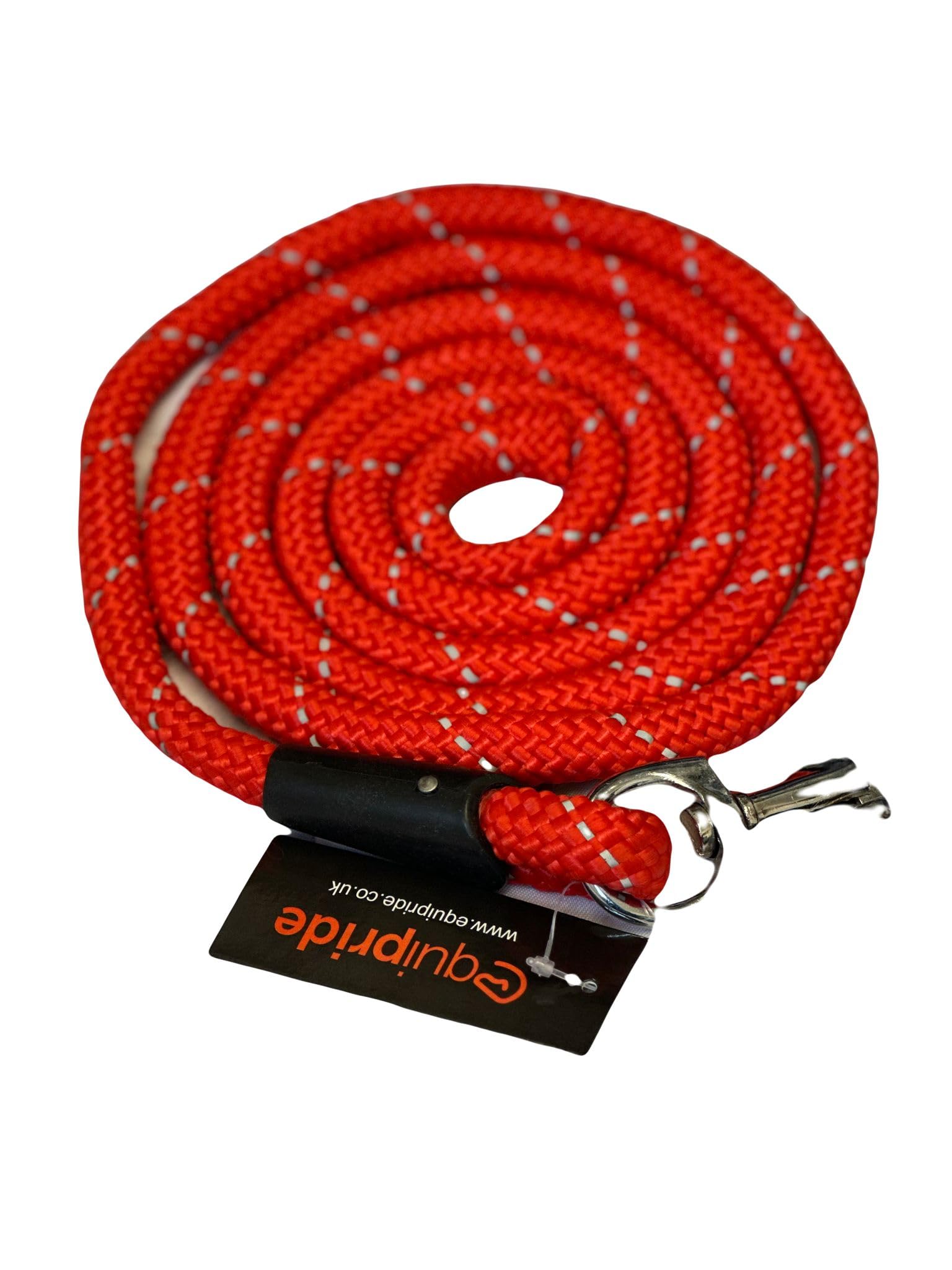 Horse lead rope for Headcollar Reflective Length 2 meters 7 Amazing Colours (Red)