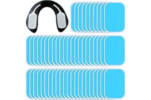 100 Pcs 50 Packs Gel Pads for ABS Stimulator ABS Trainer Replacement Gel Sheet ABS Pads Muscle Stimulator Pads for Abdominal 