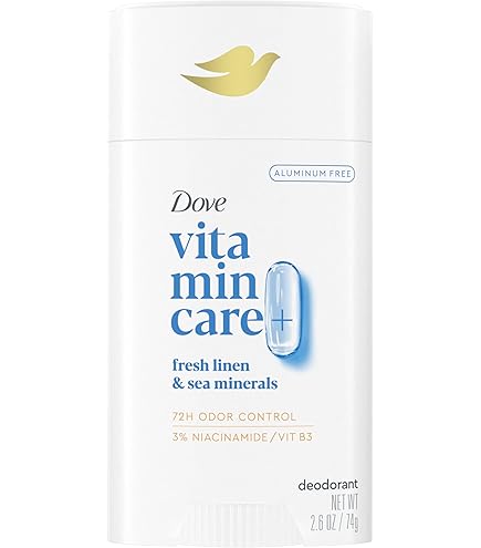 Amazon.com : Dove VitaminCare+ Deodorant Stick Fresh Linen & Sea