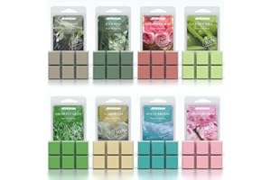 ARVIDSSON Spring Scented Wax Melts, Scentsy Soy Wax Cubes for Wax Warmer, Strong Scent Home Warmer Tart, Candle Melts Decor Gift, 2.5 oz (8 Pack)