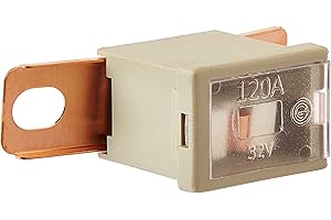 Bussmann FLD-120 Automotive Fusible Link (9/16" Bolt Terminal - 120 A (Gray)), 1 Pack