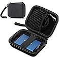 ProCase Carrying Case for Samsung T5 T3 SSD, Compact Hard Shockproof Carry Case for T5 / T3 / T1 Portable SSD 250GB 500GB 1TB 2TB USB 3.1 Type C Hard Drive –Black