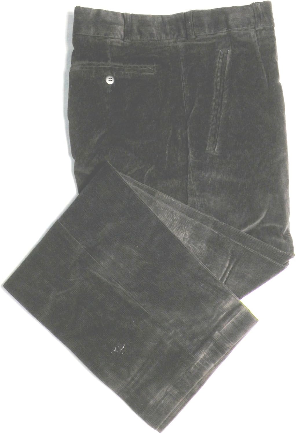 haggar men's 21 wale stretch corduroy expandable waist classic fit plain front pant