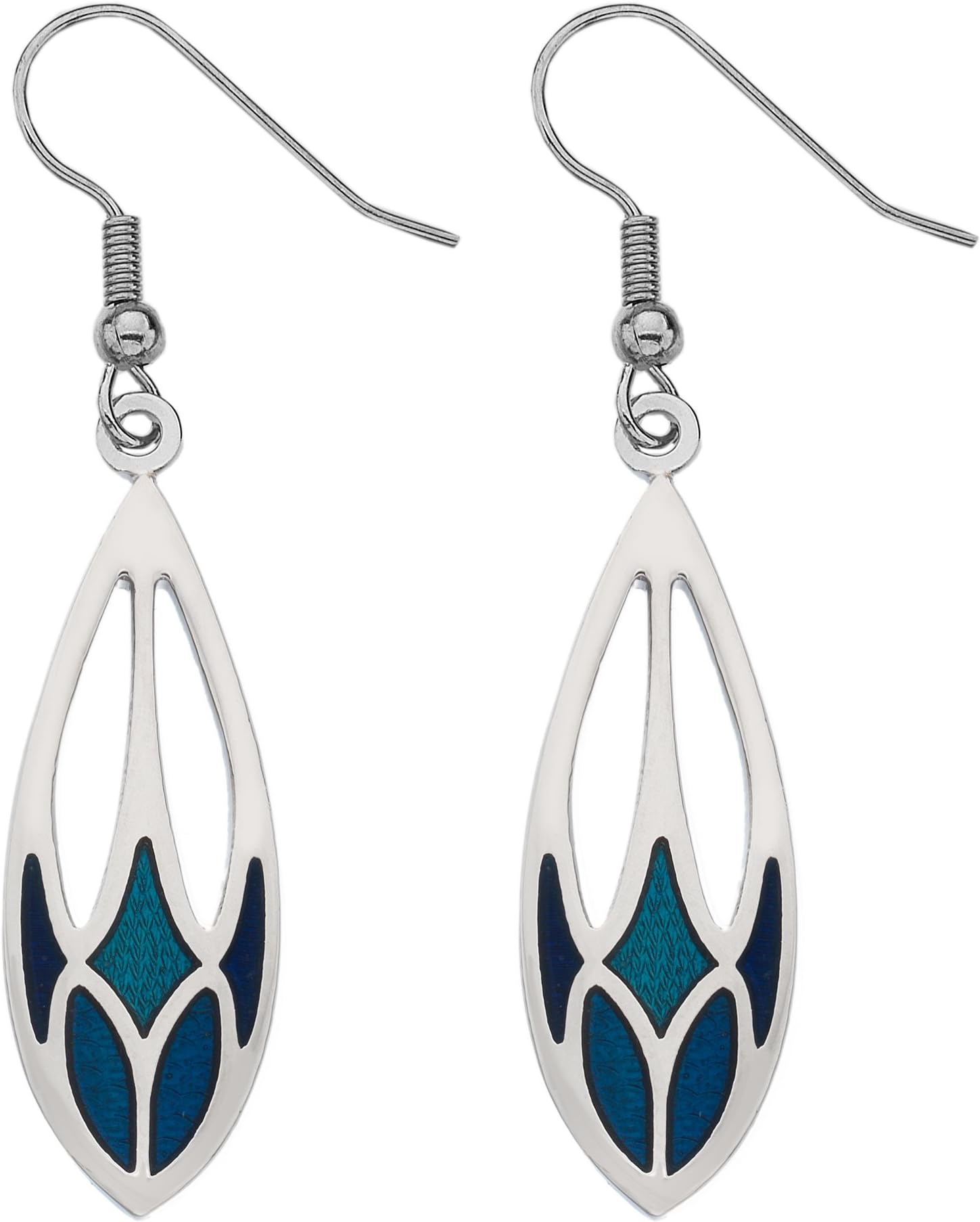 Mack Rose Buds Earrings blue