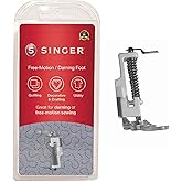 SINGER&reg; Darning and Free Motion Embroidery Presser Foot | Monogramming, thread painting, repair projects, decorative stitching, fits low-shank machines, household models