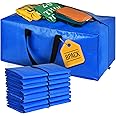 Moving Bags, Storage Totes, Extra Large Storage Bags for Moving Supplies, College Dorm Essentials, Bedroom Closet, Packing Bags with Backpack Handles Zipper Compatible with IKEA Frakta Cart（8 Pack）