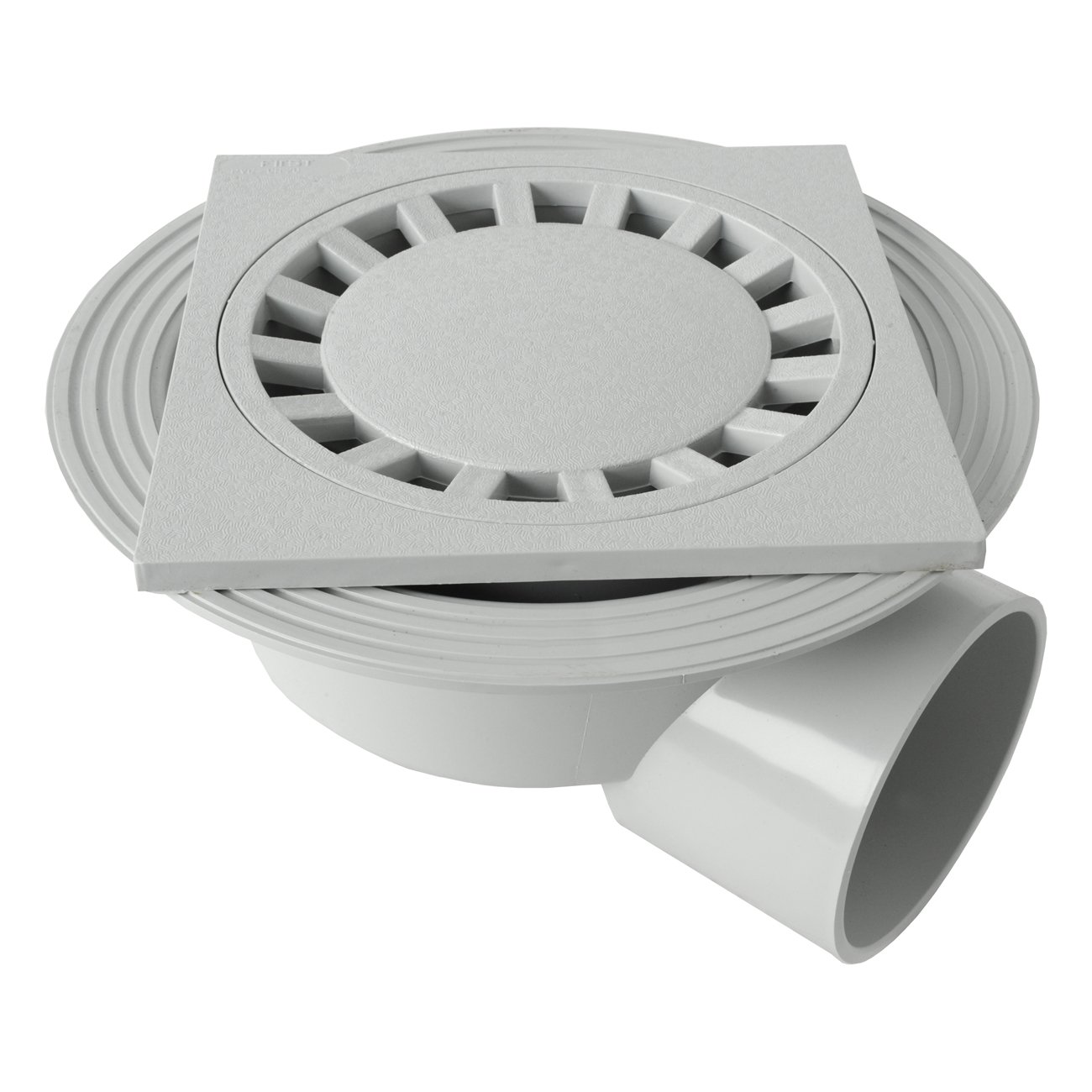 First Plast chpvcbo2011g-y Manhole Cover syphom in PVC, Grey, 200 x 200 mm