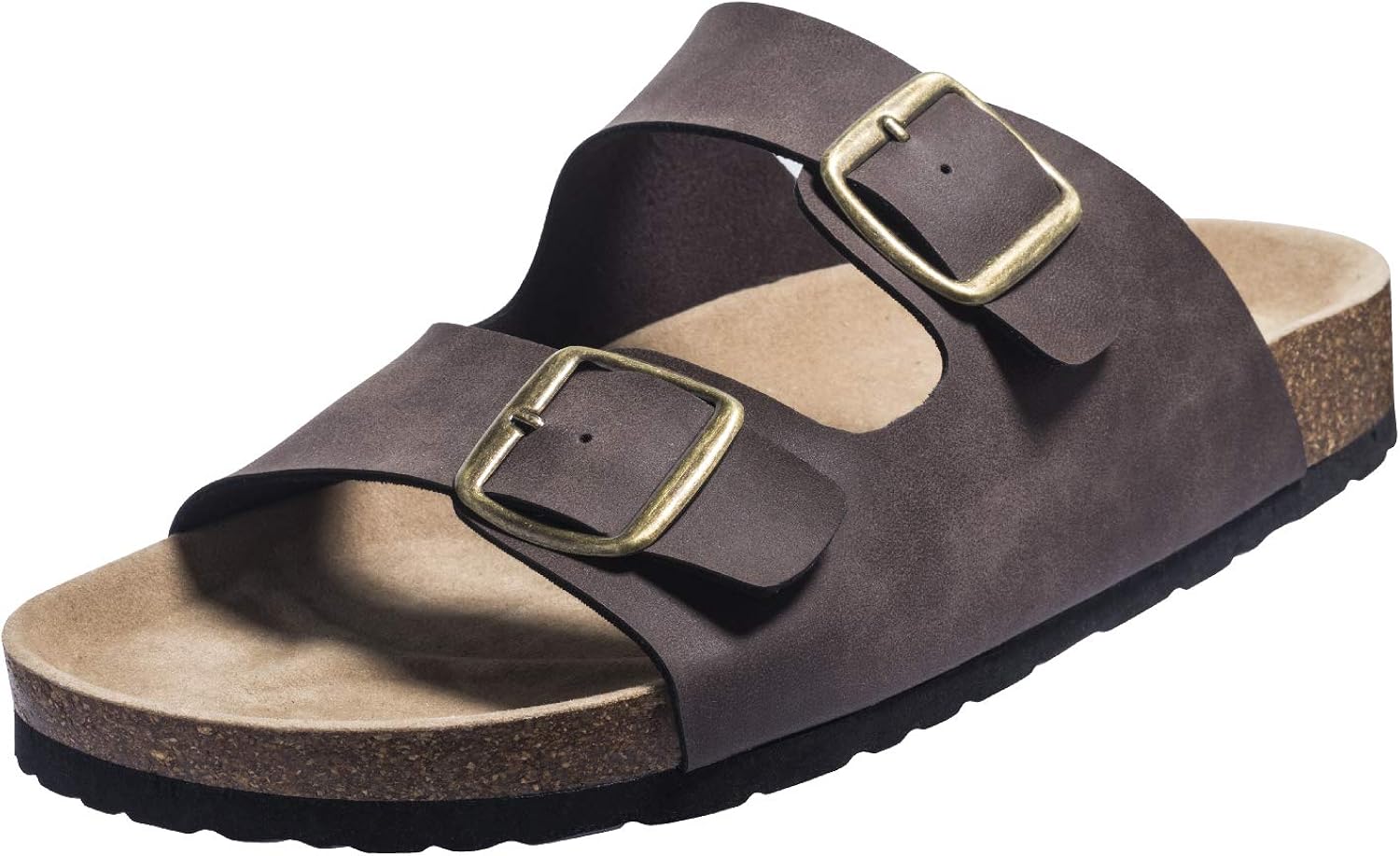 leather slides with arch support