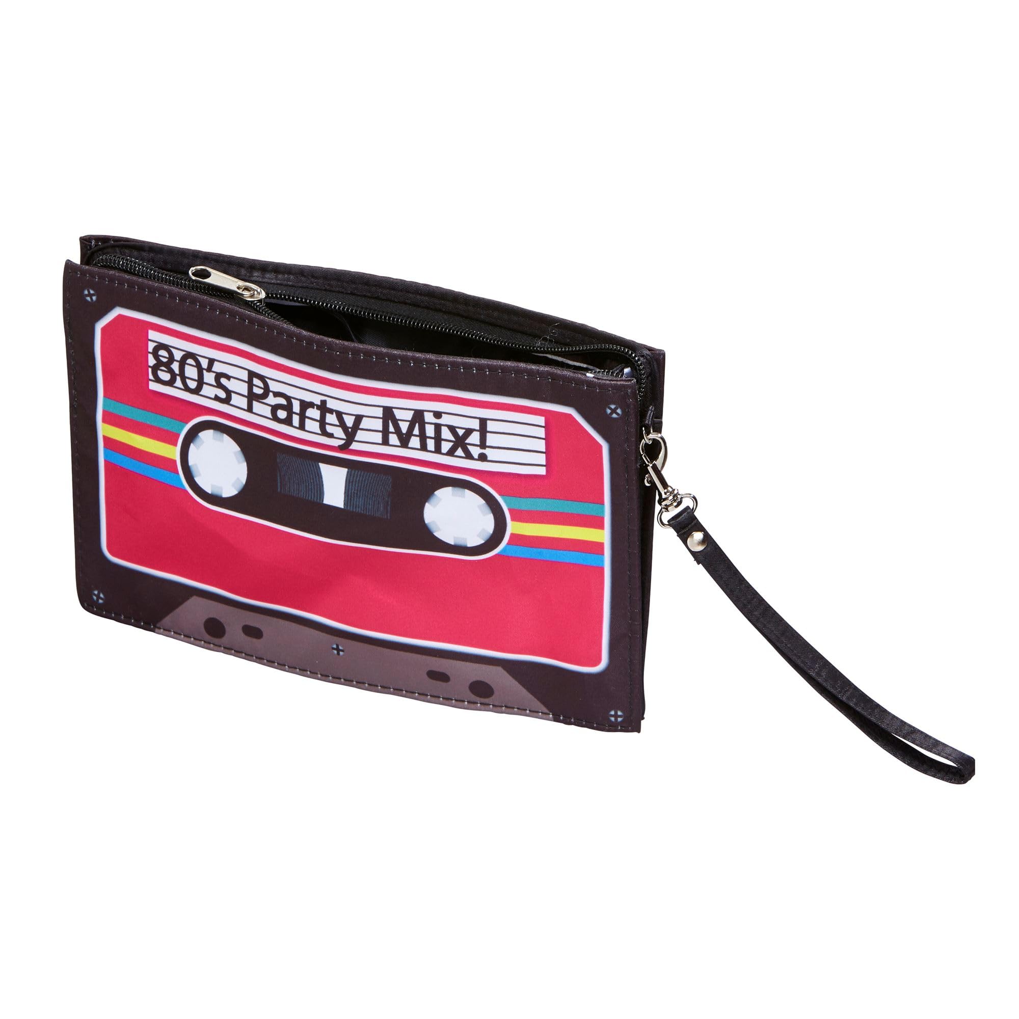 W WIDMANN MILANO Party Fashion - 80s Music Cassette Bag for Women, Musicians, Carnival, Theme Parties