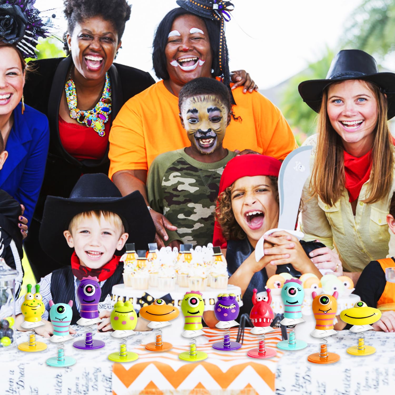 30 PCS Spring Launchers Toys,Big Eye Monster Jumping Popper Toy,Pop Up Bouncy Spring Toys for Kids,Pinata Toys,Goodie Bags,Classroom Prizes