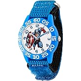 Marvel Kids' Plastic Time Teacher Analog Quartz Nylon Strap Watch
