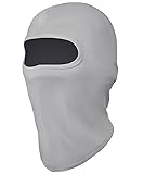 UNCO- Balaclava Face Mask, Light Gray Ski Mask for