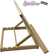 Quickdraw A3 Art & Craft Workstation Wooden Desktop Easel, Beech Wood view 2
