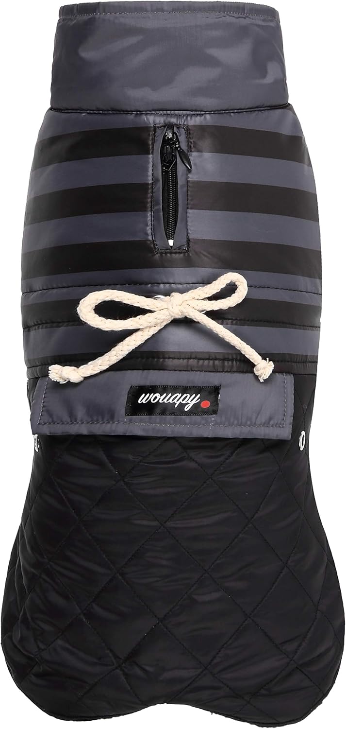 Wouapy 727826 Coat for Dogs Chasse Size 26, Grey