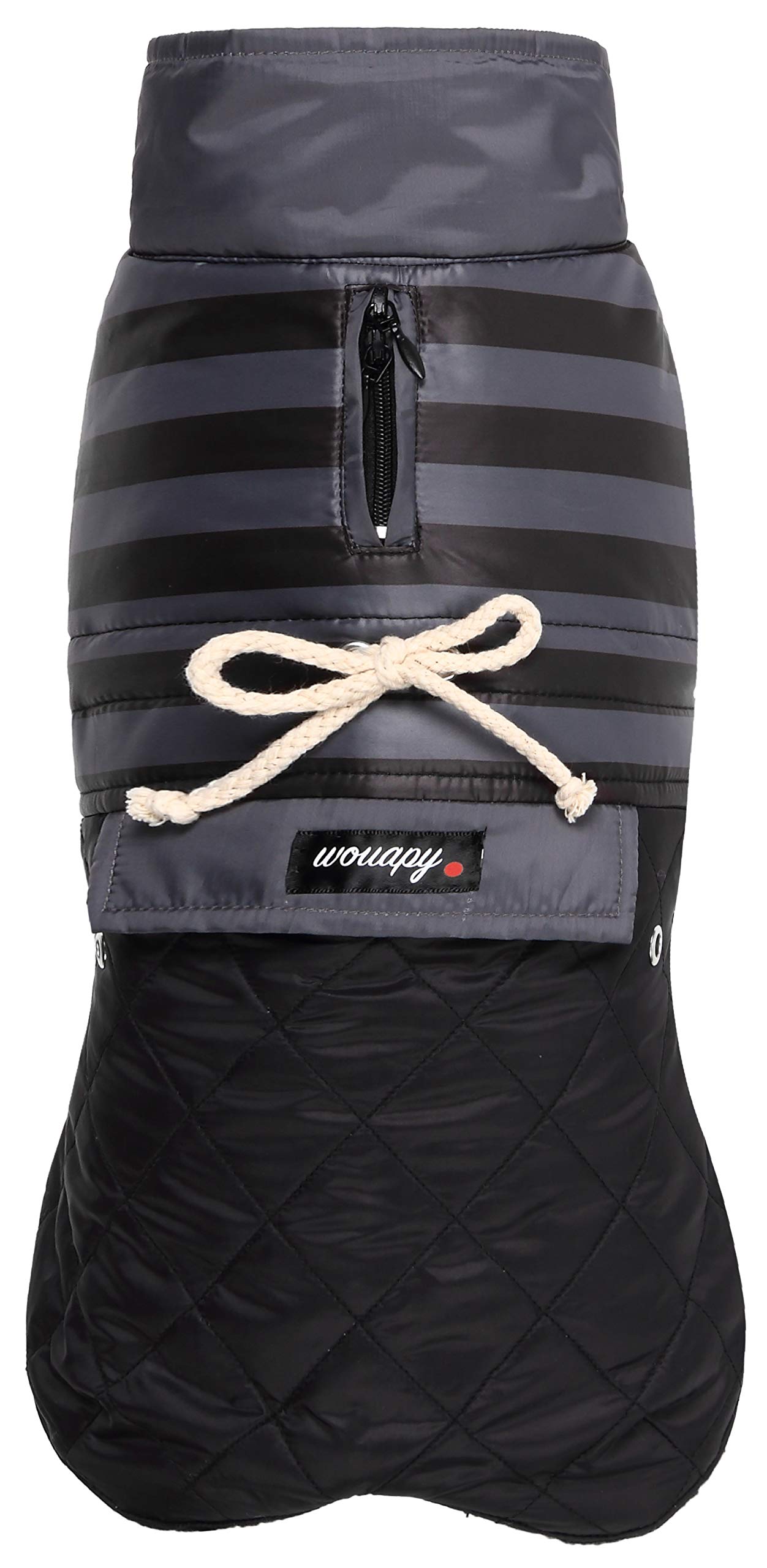 Wouapy 727826 Coat for Dogs Chasse, Size 26, Grey