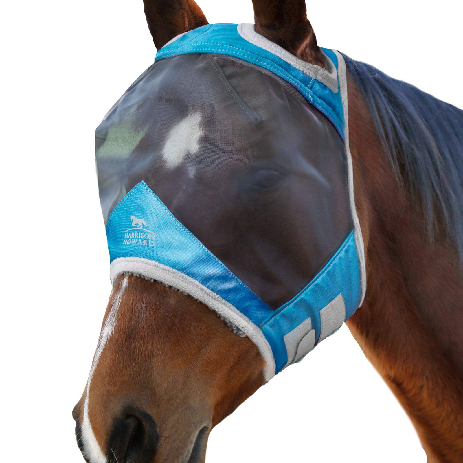 Harrison Howard CareMaster Pro Luminous Fly Mask Standard Voodoo Blue S Pony