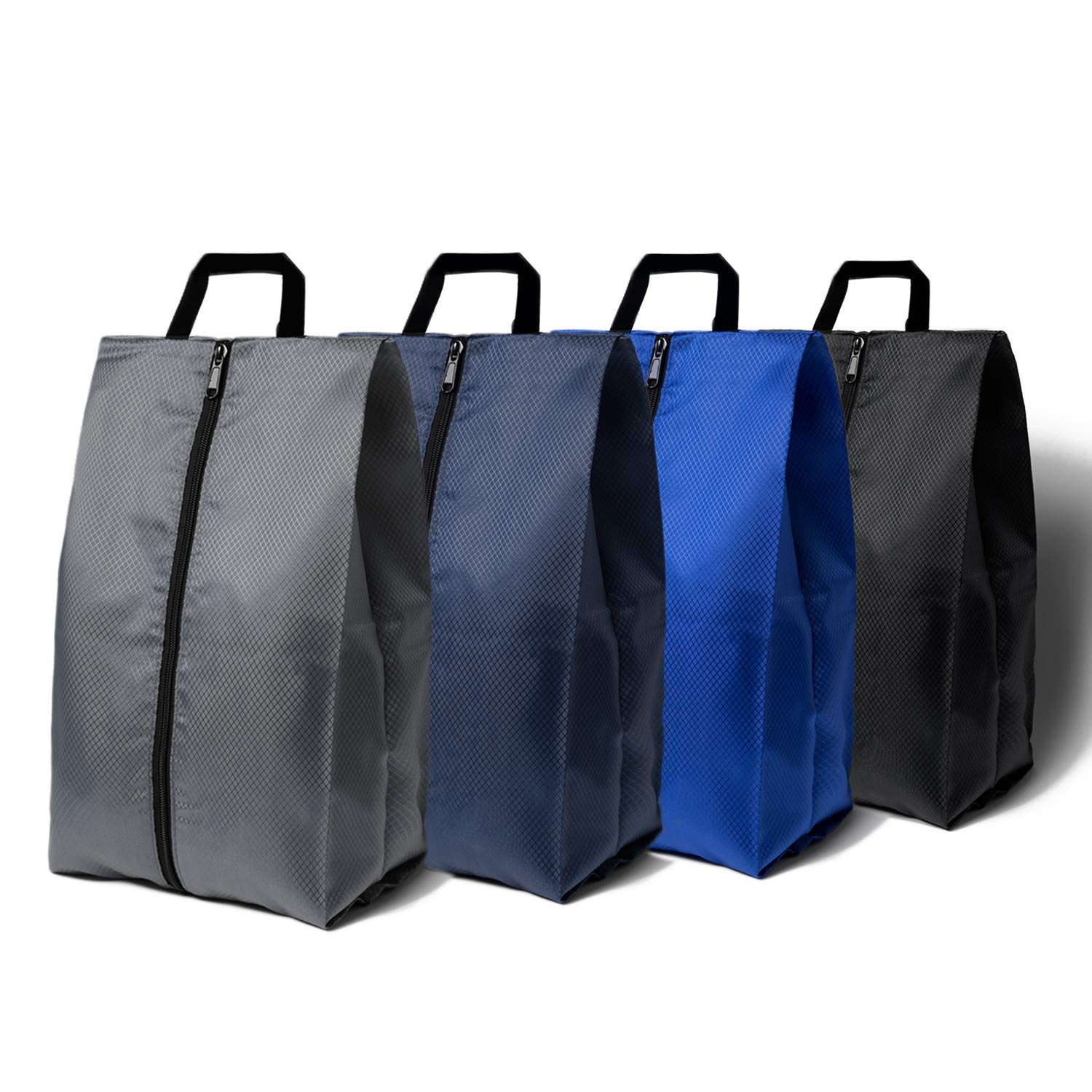 4 Pack Shoe Bags Waterproof Portable Oxford Shoe Bags,Dust-Proof Nylon Storage Bag,Shoe Organizer Bags for Men and Women